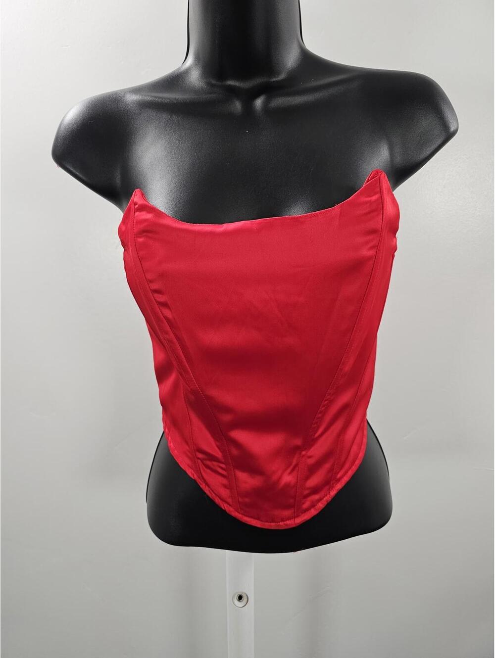 Scarlet Witch Red Strapless Corset Top - Women
